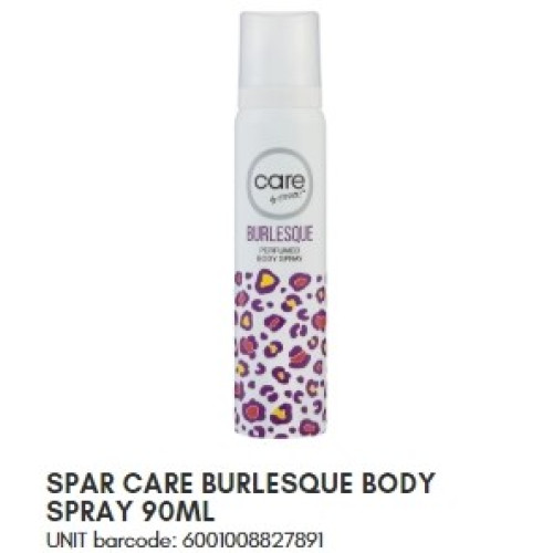 SPAR CARE F B/SPRAY BURLESQ 90ML(FL)(RF)